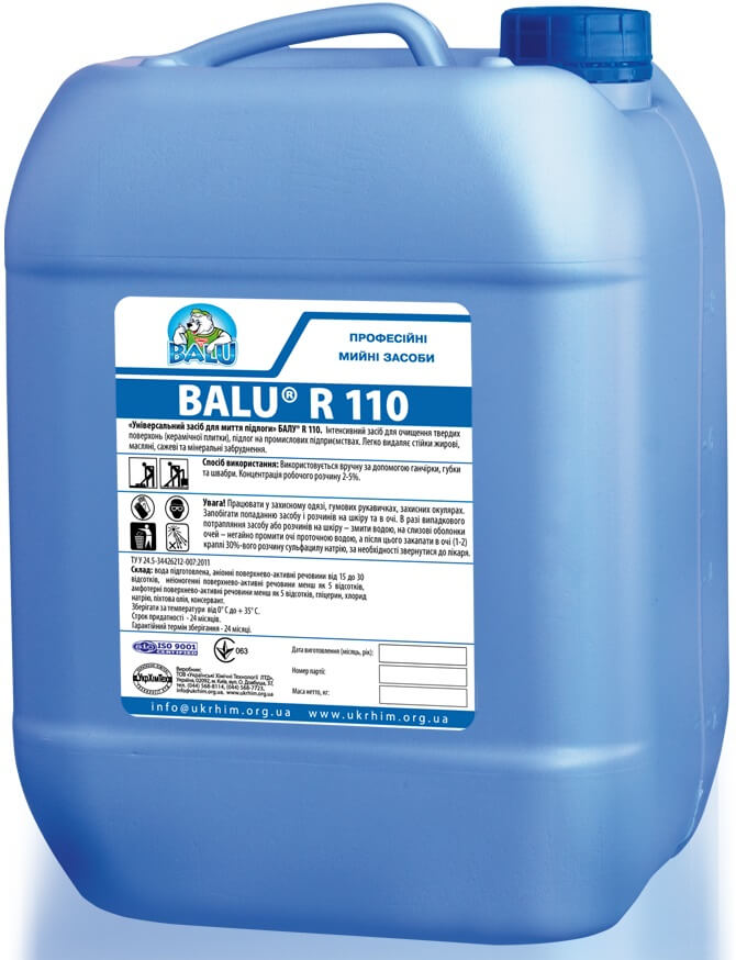 Універсальний засіб для миття підлоги "BALU® Р 110", кан 5кг